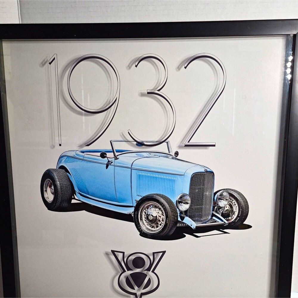 1932 Ford Roadster Hot Rod Framed Wall Art Print - Official Licensed Product